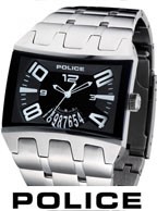 خرید ساعت پلیس استیل مستطیلی اورجینال  - ساعت اسپرت 2013 Police