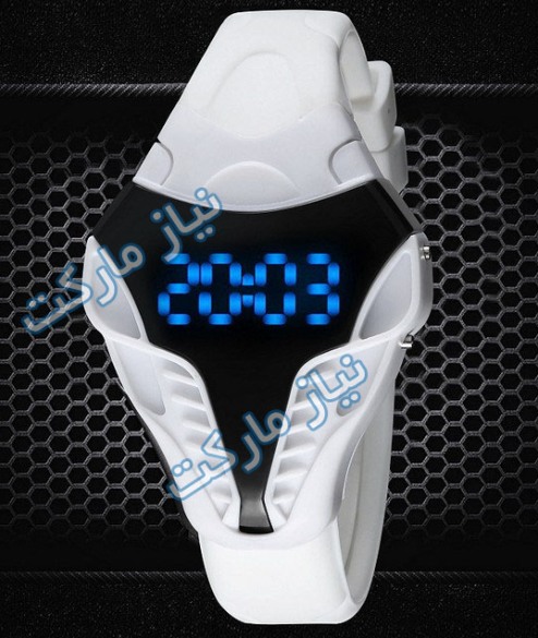 خرید و فروش اینترنتی ساعت ال ای دی فضایی سیلیکونی مدل جدید 2015 led watch