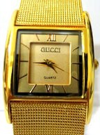 ساعت بند حصیری Gucci - خرید ساعت گوچی زنانه صفحه مربعی