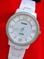 خرید اینترنتی ساعت مچی سرامیکی رادو RADO Jublie اصل - ساعت زنانه دخترانه مجلسی